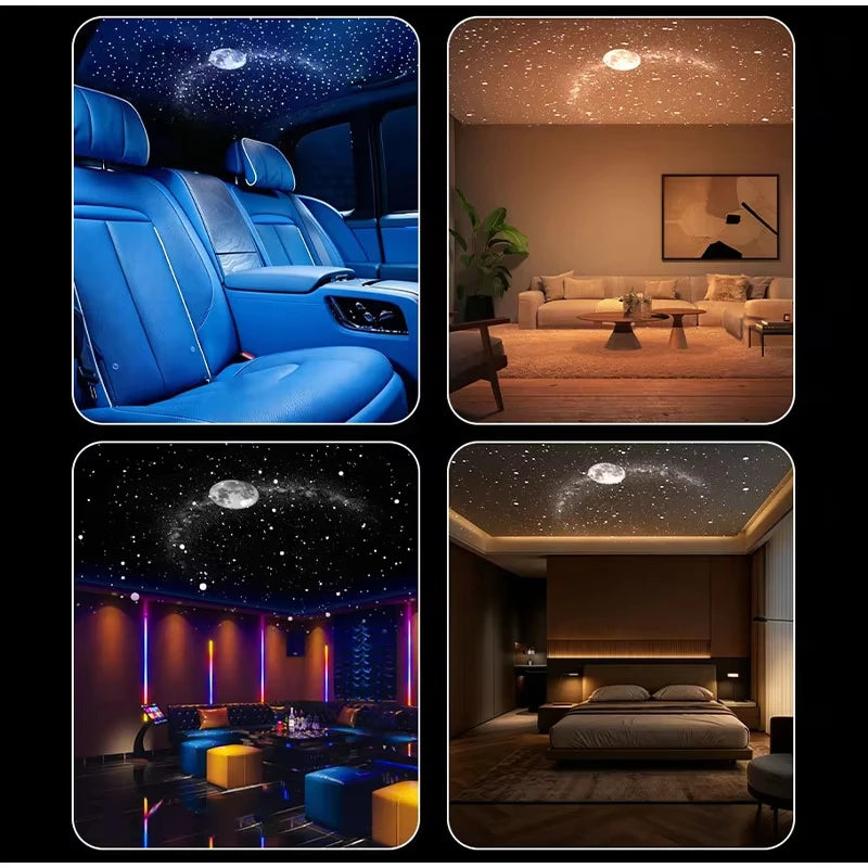 Projecteur galaxie compact pour chambre et soirée