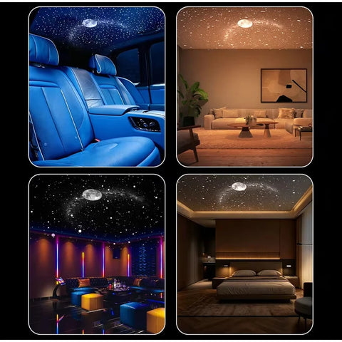 Projecteur galaxie compact pour chambre et soirée