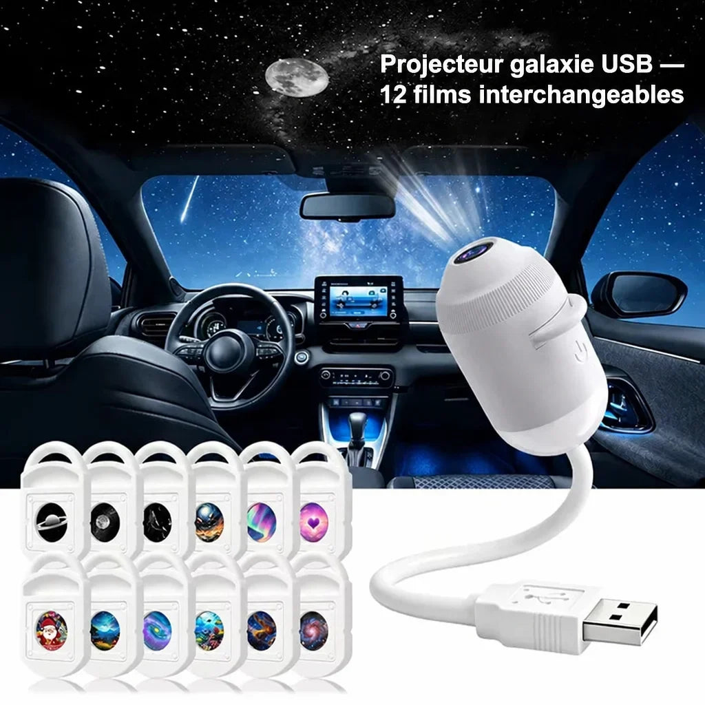 [Scale AI] mood_variant, Projecteur galaxie USB à films interchangeables