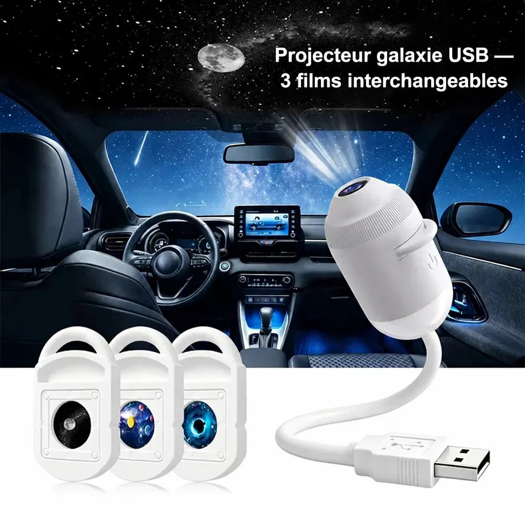 [Scale AI] mood_variant, Projecteur galaxie USB à films interchangeables