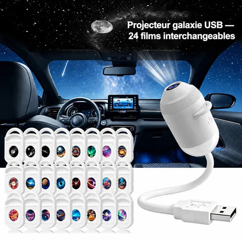 [Scale AI] mood_variant, Projecteur galaxie USB à films interchangeables